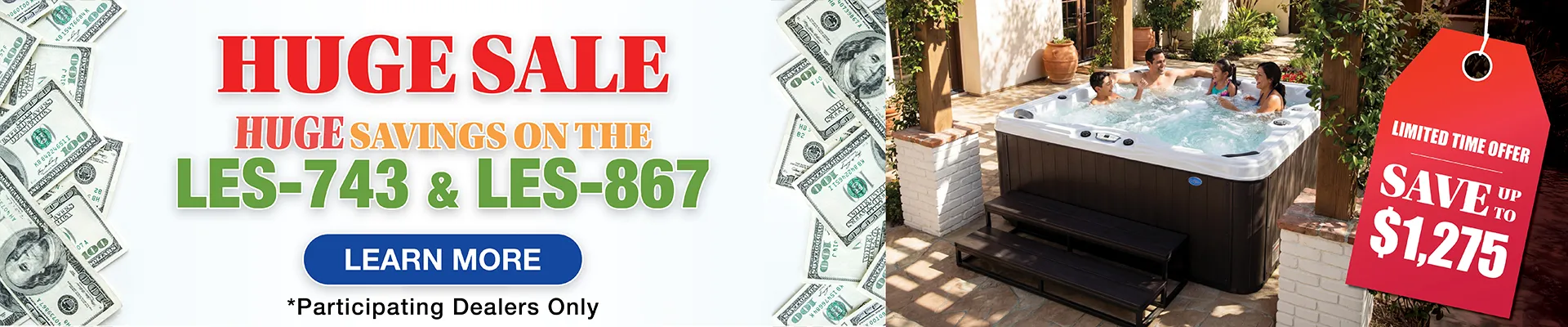 Calspas hot tub being used in a family setting - Connecticut